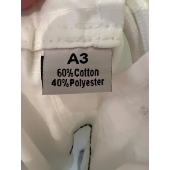 Gameness Air GI Jui Jitsu Sidewinder White Pants A3 JuiJitsu Uniform Size Med - Picture 6 of 6